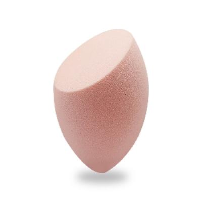 Beveled makeup sponge